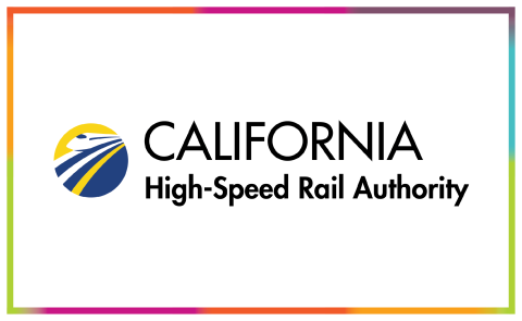 California High-Speed Rail Authority logo with a train graphic.