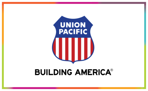 Union Pacific logo with "Building America" text below.
